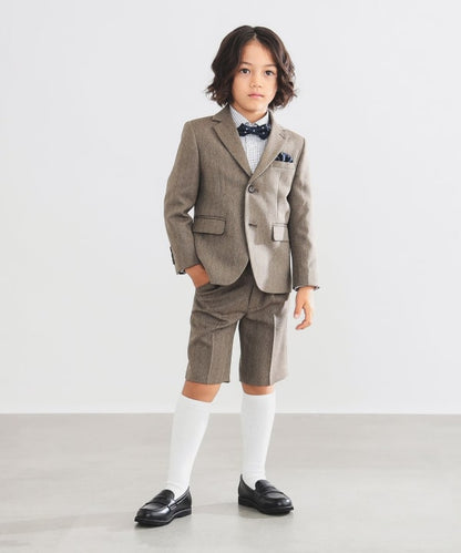 Japanese children's clothing B:MING by BEAMS three-piece suit 100-130cm boys' summer outerwear tops pants interviews/banquets/performances 