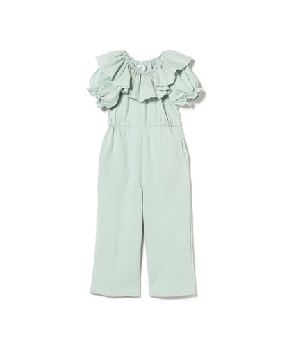 Japanese children's clothing B:MING by BEAMS clown collar one-piece jumpsuit 100-140cm girls summer jumpsuit 