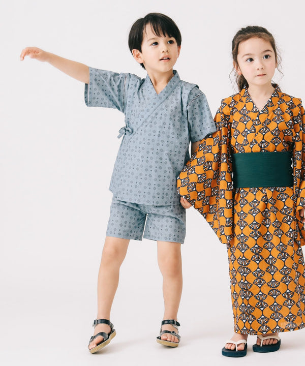 B:MING by BEAMS Jinbei Japanese Kimono 90-140cm Boys' Summer TOPS PANTS Japanese Summer Festival Special 