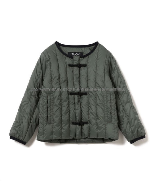 日本童裝 B:MING by BEAMS 【別注】TAION 中式盤扣羽絨外套 100-140cm 男童款/女童款 秋季 OUTERWEAR (適合初秋、香港平均溫度、寒冷天氣）