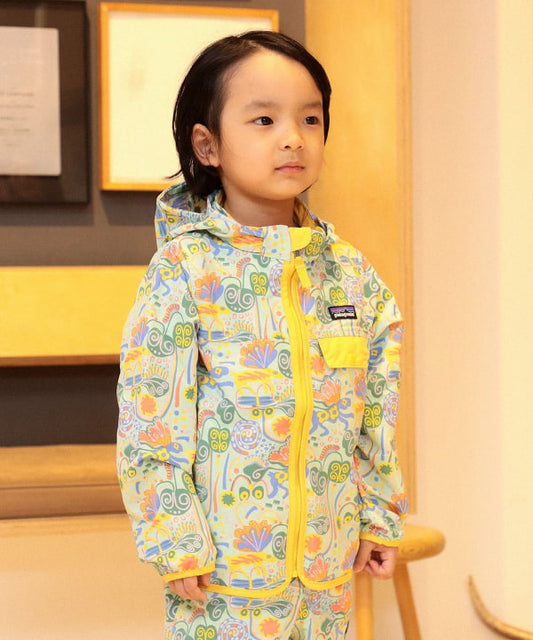 B:MING by BEAMS Patagonia UV-Proof Waterproof Windbreaker for Boys and Girls Ages 3-5 Summer Outerwear 