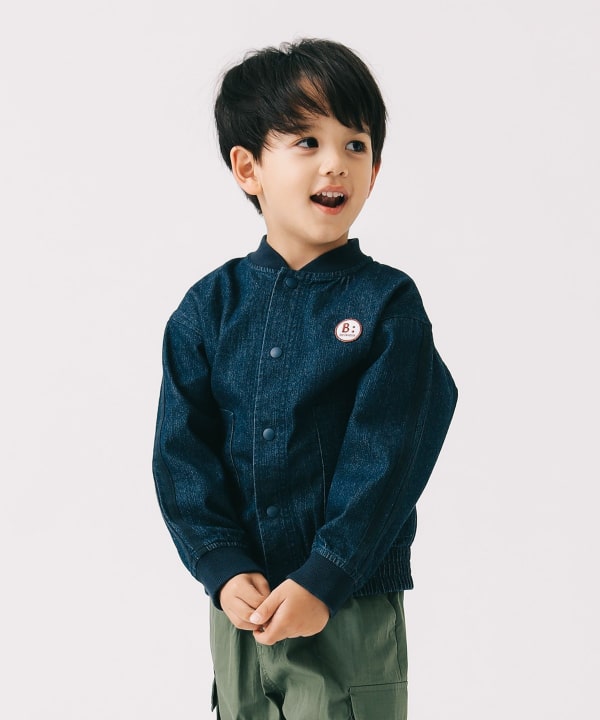 Japanese children's clothing B:MING by BEAMS baseball jacket 100-140cm boys' summer OUTERWEAR 