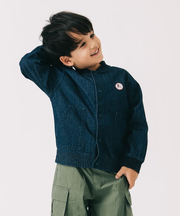 Japanese children's clothing B:MING by BEAMS baseball jacket 100-140cm boys' summer OUTERWEAR 