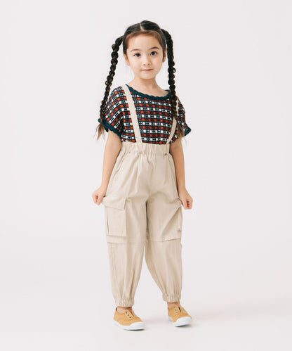 B:MING by BEAMS (Japanese children's clothing) overalls (100-140cm) for boys and girls (summer PANTS) 
