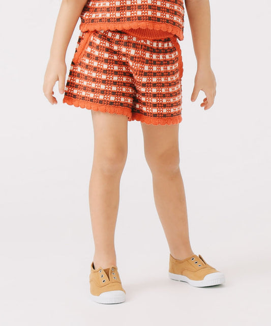 Japanese children's clothing B:MING by BEAMS knitted shorts 90-120cm girls summer PANTS 
