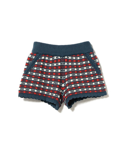 Japanese children's clothing B:MING by BEAMS knitted shorts 90-120cm girls summer PANTS 