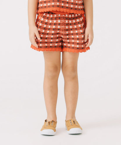 Japanese children's clothing B:MING by BEAMS knitted shorts 90-120cm girls summer PANTS 
