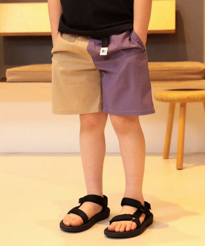 Japanese children's clothing B:MING by BEAMS two-tone casual shorts 100-140cm boys' summer PANTS 