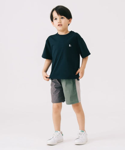 Japanese children's clothing B:MING by BEAMS two-tone casual shorts 100-140cm boys' summer PANTS 