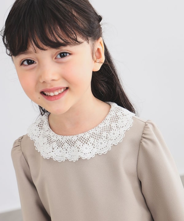 Japanese children's clothing B:MING by BEAMS dress 100-130cm girls summer dress for interviews/banquets/performances 