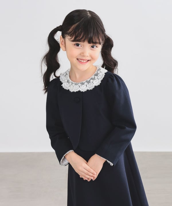 Japanese children's clothing B:MING by BEAMS dress 100-130cm girls summer dress for interviews/banquets/performances 