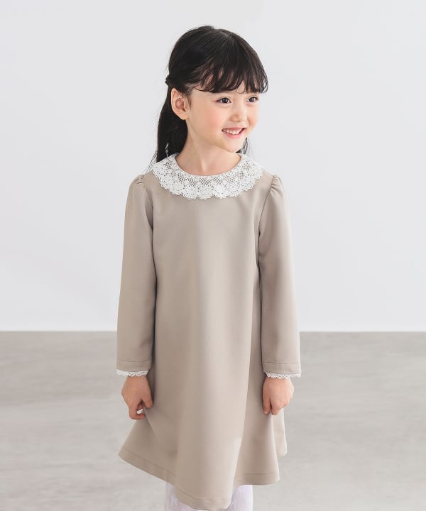 Japanese children's clothing B:MING by BEAMS dress 100-130cm girls summer dress for interviews/banquets/performances 