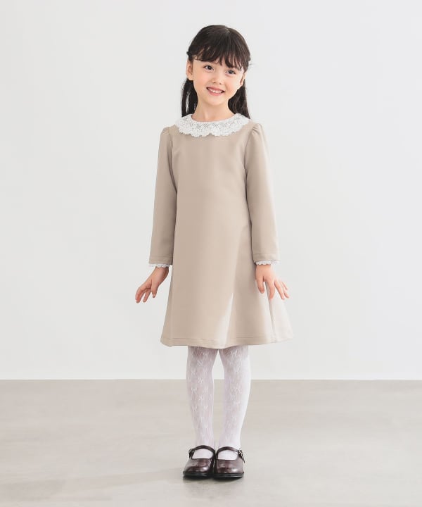 Japanese children's clothing B:MING by BEAMS dress 100-130cm girls summer dress for interviews/banquets/performances 