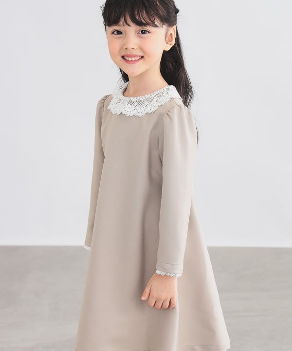 Japanese children's clothing B:MING by BEAMS dress 100-130cm girls summer dress for interviews/banquets/performances 