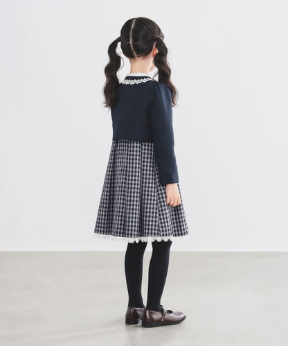 Japanese children's clothing B:MING by BEAMS dress coat and dress 100-130cm girls summer outerwear dresses for interviews/banquets/performances