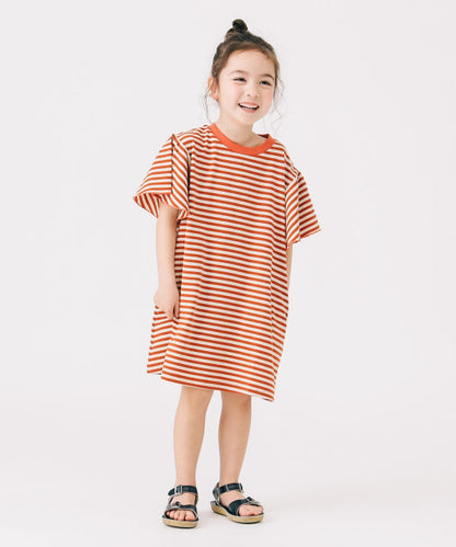 Japanese B:MING by BEAMS Striped Dress (100-140cm) for Girls Summer 