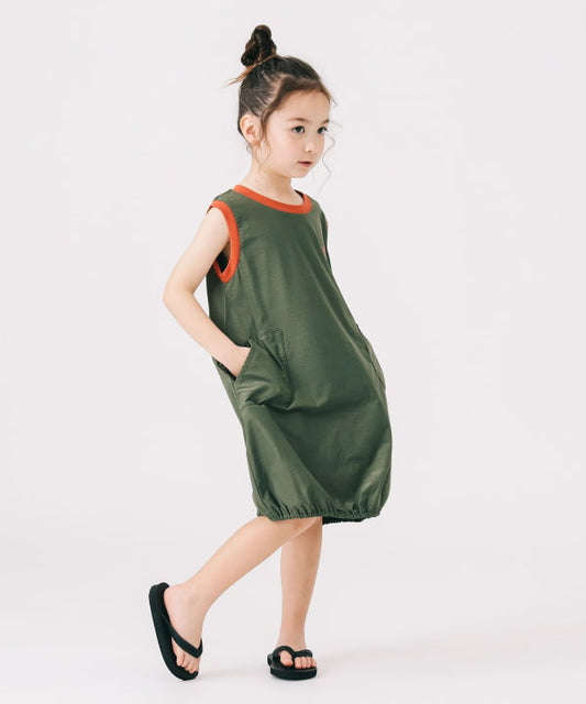 B:MING by BEAMS Amphibious UV-Protected Tank Dress (100-140cm) for Girls: Summer Outerwear. Summer Swimwear Special. 