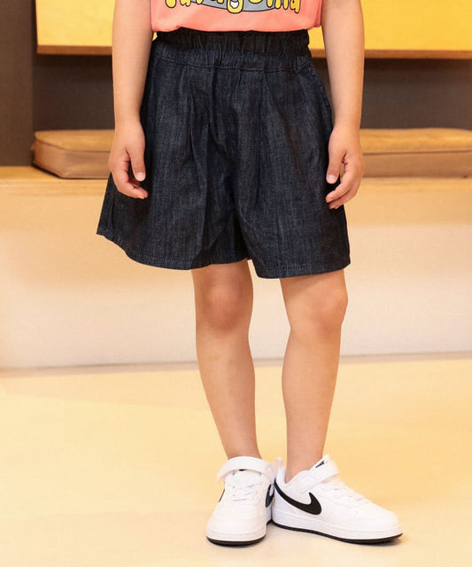 Japanese children's clothing B:MING by BEAMS x Lee denim culottes 110-150cm girls' summer PANTS 