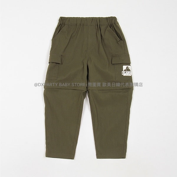 日本童裝 XLARGE KIDS 速乾/防皺功能 2Way可拆短褲及長褲 80-140cm 男童款 夏季 PANTS