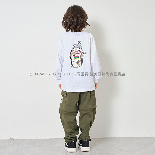 日本童裝 XLARGE KIDS 速乾/防皺功能 2Way可拆短褲及長褲 80-140cm 男童款 夏季 PANTS