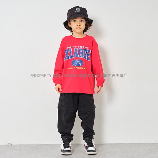 日本童裝 XLARGE KIDS 速乾/防皺功能 2Way可拆短褲及長褲 80-140cm 男童款 夏季 PANTS