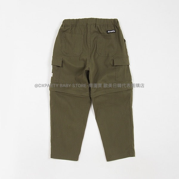 日本童裝 XLARGE KIDS 速乾/防皺功能 2Way可拆短褲及長褲 80-140cm 男童款 夏季 PANTS