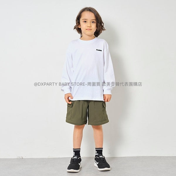 日本童裝 XLARGE KIDS 速乾/防皺功能 2Way可拆短褲及長褲 80-140cm 男童款 夏季 PANTS