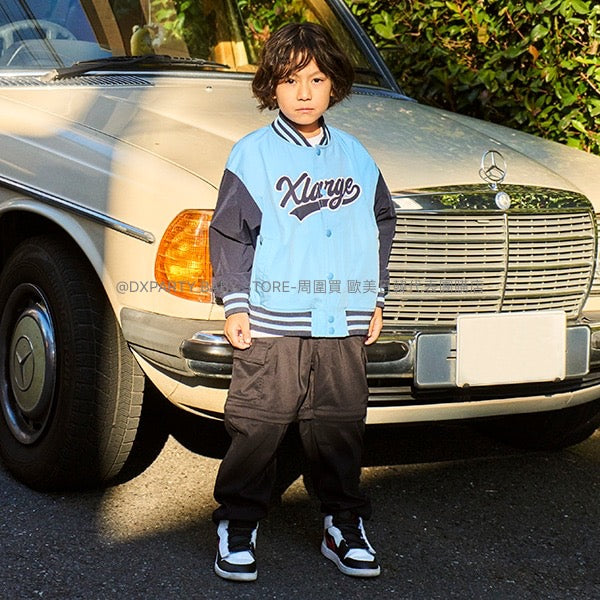 日本童裝 XLARGE KIDS 速乾/防皺功能 2Way可拆短褲及長褲 80-140cm 男童款 夏季 PANTS