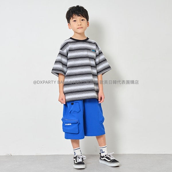 日本童裝 XLARGE KIDS 工裝七分長褲 90-140cm 男童款/女童款 夏季 PANTS