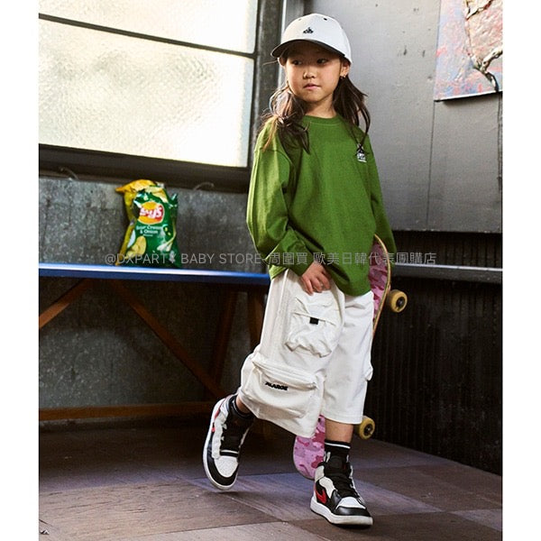 日本童裝 XLARGE KIDS 工裝七分長褲 90-140cm 男童款/女童款 夏季 PANTS