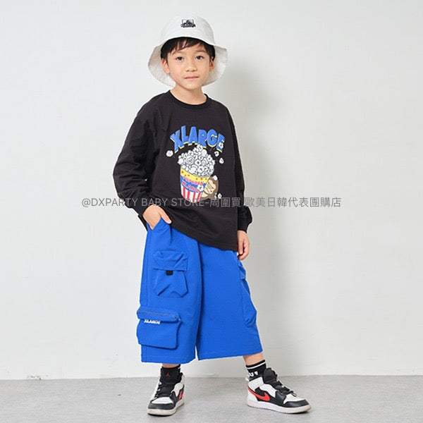 日本童裝 XLARGE KIDS 工裝七分長褲 90-140cm 男童款/女童款 夏季 PANTS