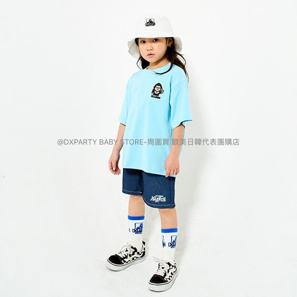 日本童裝 XLARGE KIDS 清爽網狀牛仔短褲 80-140cm 女童款/男童款 夏季 PANTS