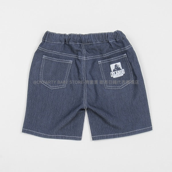 日本童裝 XLARGE KIDS 清爽網狀牛仔短褲 80-140cm 女童款/男童款 夏季 PANTS