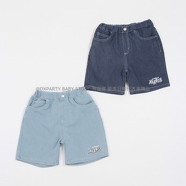 日本童裝 XLARGE KIDS 清爽網狀牛仔短褲 80-140cm 女童款/男童款 夏季 PANTS