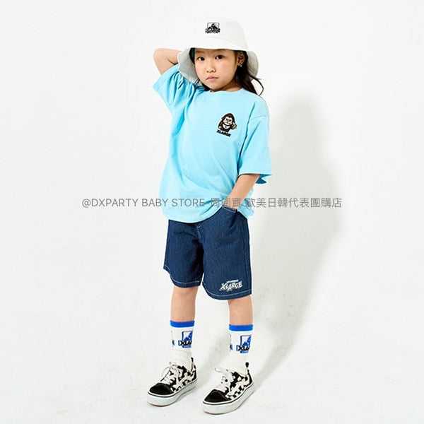 日本童裝 XLARGE KIDS 清爽網狀牛仔短褲 80-140cm 女童款/男童款 夏季 PANTS