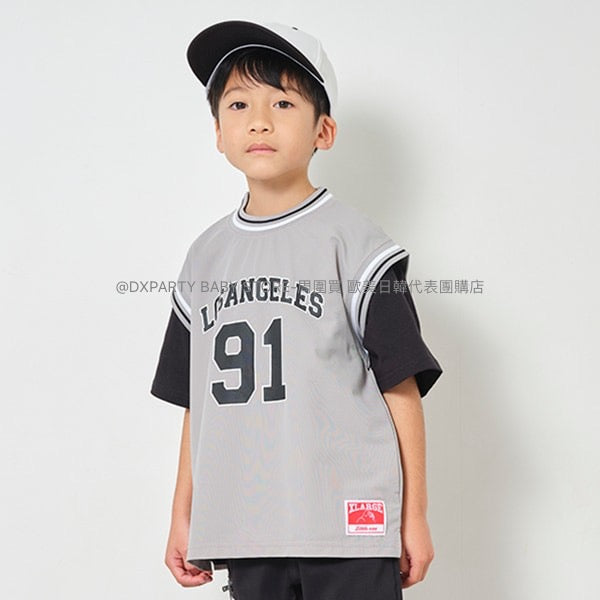 日本童裝 XLARGE KIDS 運動背心+短袖上衣套裝 90-140cm 男童款/女童款 夏季 TOPS