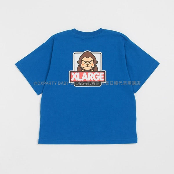 日本童裝 XLARGE KIDS 大猩猩背面印花短袖上衣 80-140cm 男童款 夏季 TOPS