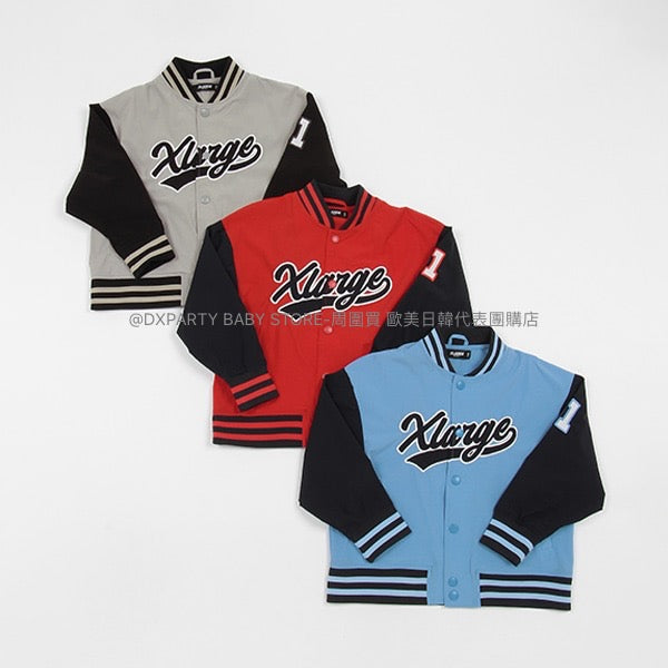 日本童裝 XLARGE KIDS 2WAY彈力運動棒球外套 90-140cm 男童款 夏季 OUTERWEAR