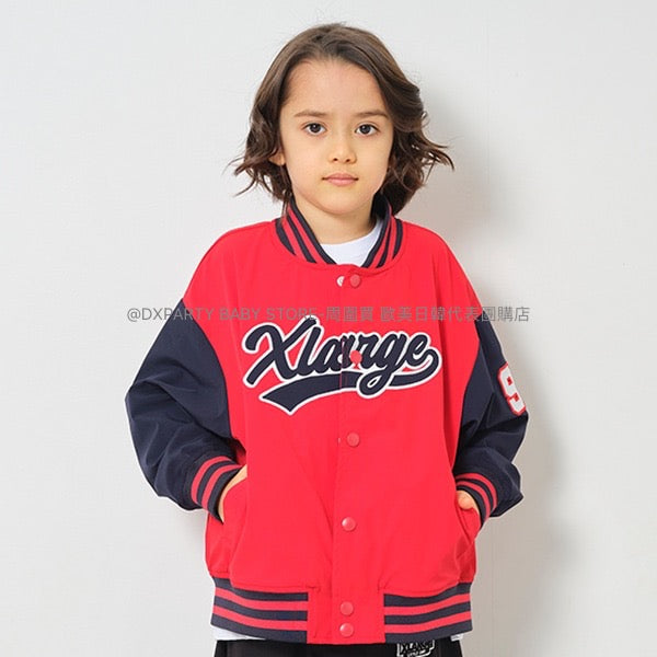 日本童裝 XLARGE KIDS 2WAY彈力運動棒球外套 90-140cm 男童款 夏季 OUTERWEAR