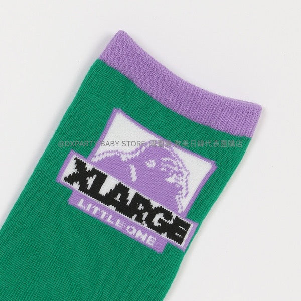 日本直送  XLARGE KIDS 襪一對 13-21cm 襪系列