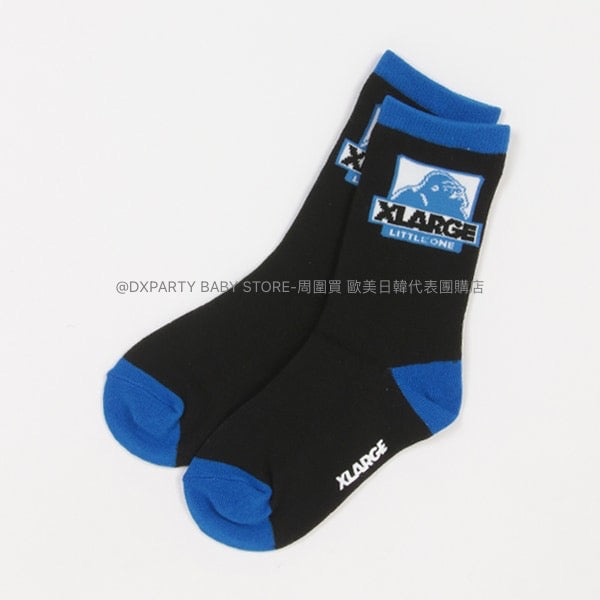 日本直送  XLARGE KIDS 襪一對 13-21cm 襪系列