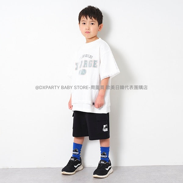 日本童裝 XLARGE KIDS 工裝短褲 80-140cm 男童款 夏季 PANTS