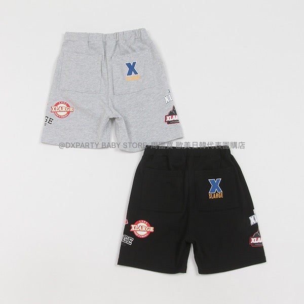 日本童裝 XLARGE KIDS MIX標誌貼花短褲 80-140cm 男童款 夏季 PANTS