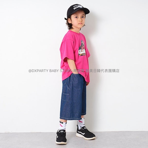 日本童裝 XLARGE KIDS 接觸冷感 牛仔短褲 90-140cm 男童款/女童款 夏季 PANTS