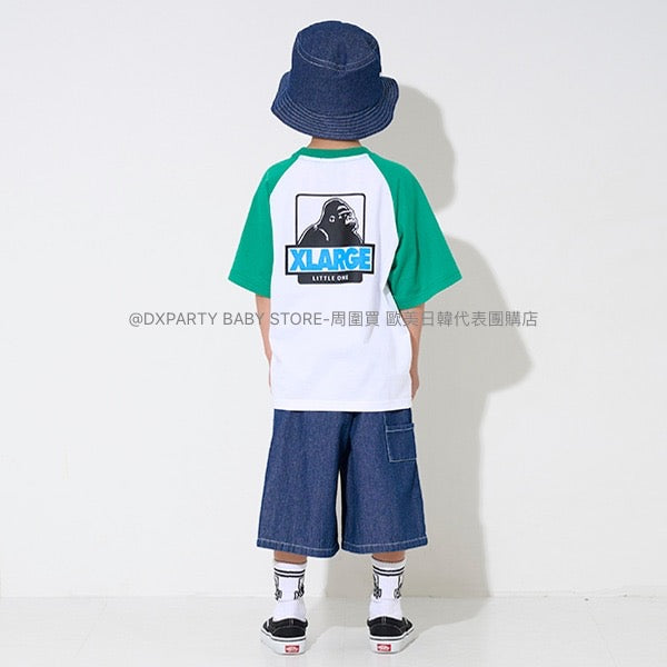 日本童裝 XLARGE KIDS 接觸冷感 牛仔短褲 90-140cm 男童款/女童款 夏季 PANTS