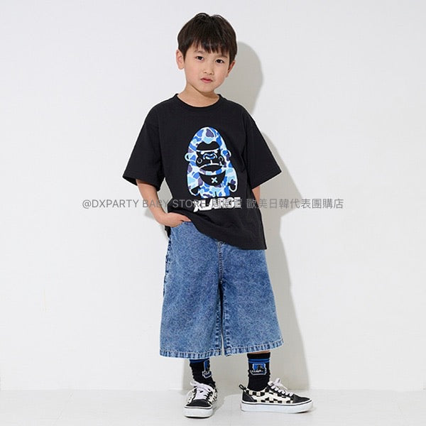 日本童裝 XLARGE KIDS 接觸冷感 牛仔短褲 90-140cm 男童款/女童款 夏季 PANTS