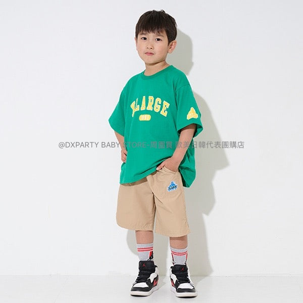 日本童裝 XLARGE KIDS 棉尼龍運動短褲 80-140cm 男童款 夏季 PANTS