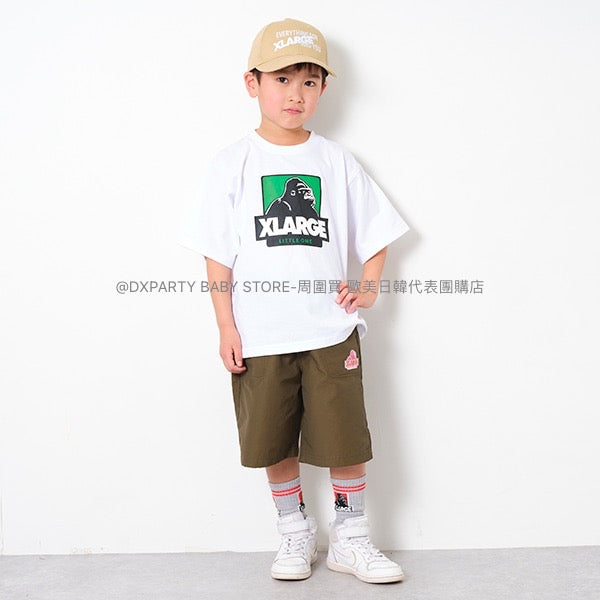 日本童裝 XLARGE KIDS 棉尼龍運動短褲 80-140cm 男童款 夏季 PANTS