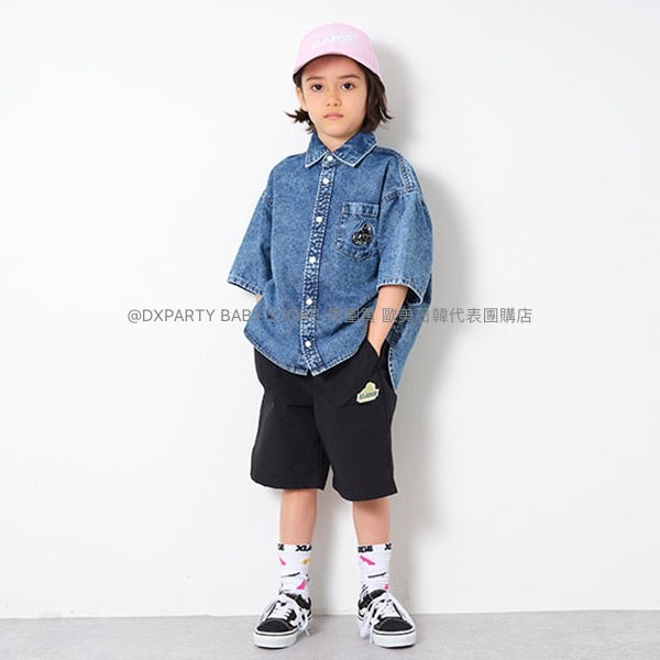 日本童裝 XLARGE KIDS 棉尼龍運動短褲 80-140cm 男童款 夏季 PANTS