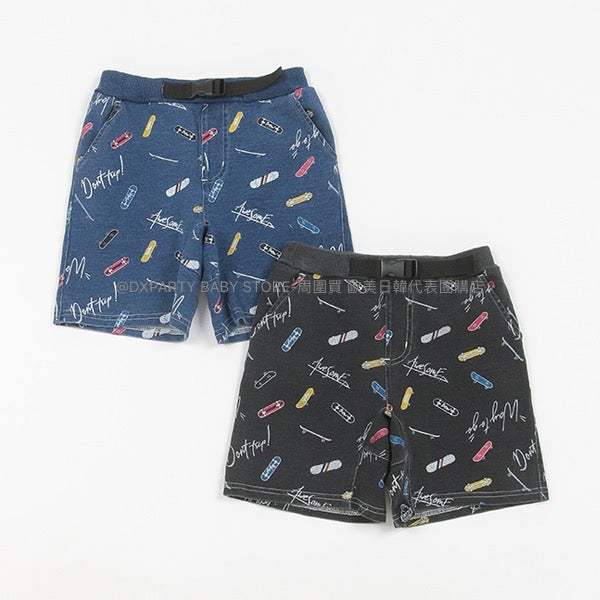 日本童裝 XLARGE KIDS 全紋短褲 80-140cm 男童款/女童款 夏季 PANTS